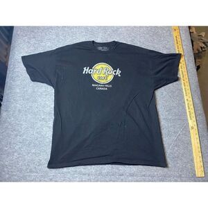 Hard Rock Cafe Shirt Mens 2XL Black Niagra Falls Canada Tee